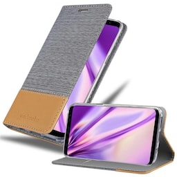 Samsung Galaxy S8 Pungetui Cover Case (Grå)