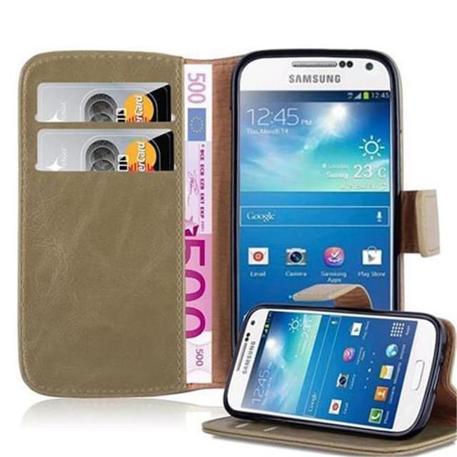 Cover Samsung Galaxy S4 MINI Etui Case (Brun)