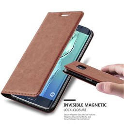 Cover Samsung Galaxy S6 EDGE Etui Case (Brun)