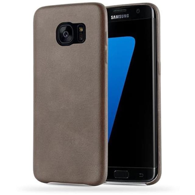 Samsung Galaxy S7 EDGE Etui Case Cover (Brun)