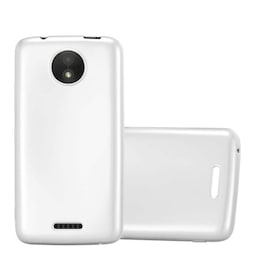 Motorola MOTO C Cover Etui Case (Sølv)