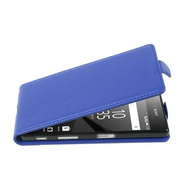 Sony Xperia Z5 Pungetui Flip Cover (Blå)