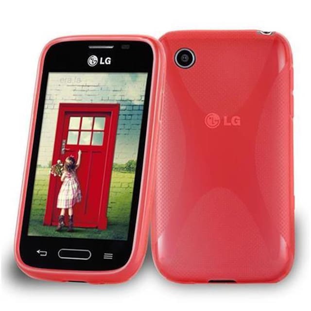 LG L40 Etui Case Cover (Rød)