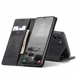 CaseMe Smart Magnet FlipCase Samsung Galaxy S23 FE - Sort