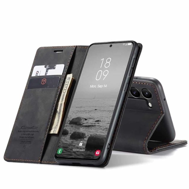 CaseMe Smart Magnet FlipCase Samsung Galaxy S23 FE - Sort