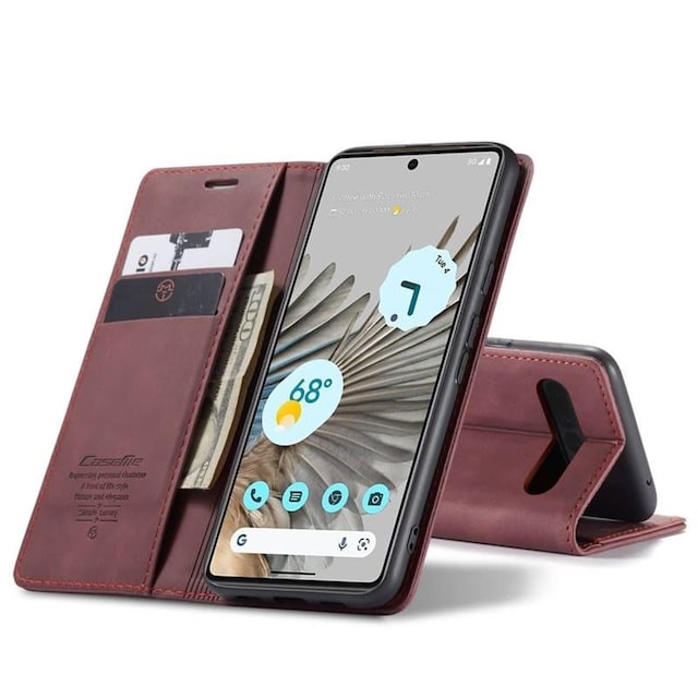 CaseMe Smart Magnet FlipCase Google Pixel 8 Pro - Vinrød