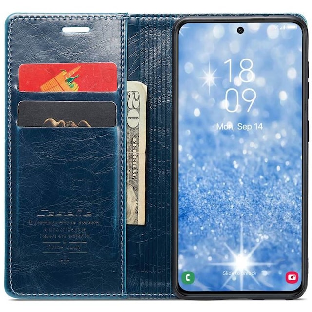 CaseMe Wallet 2-kort Samsung Galaxy S23 FE - Blå