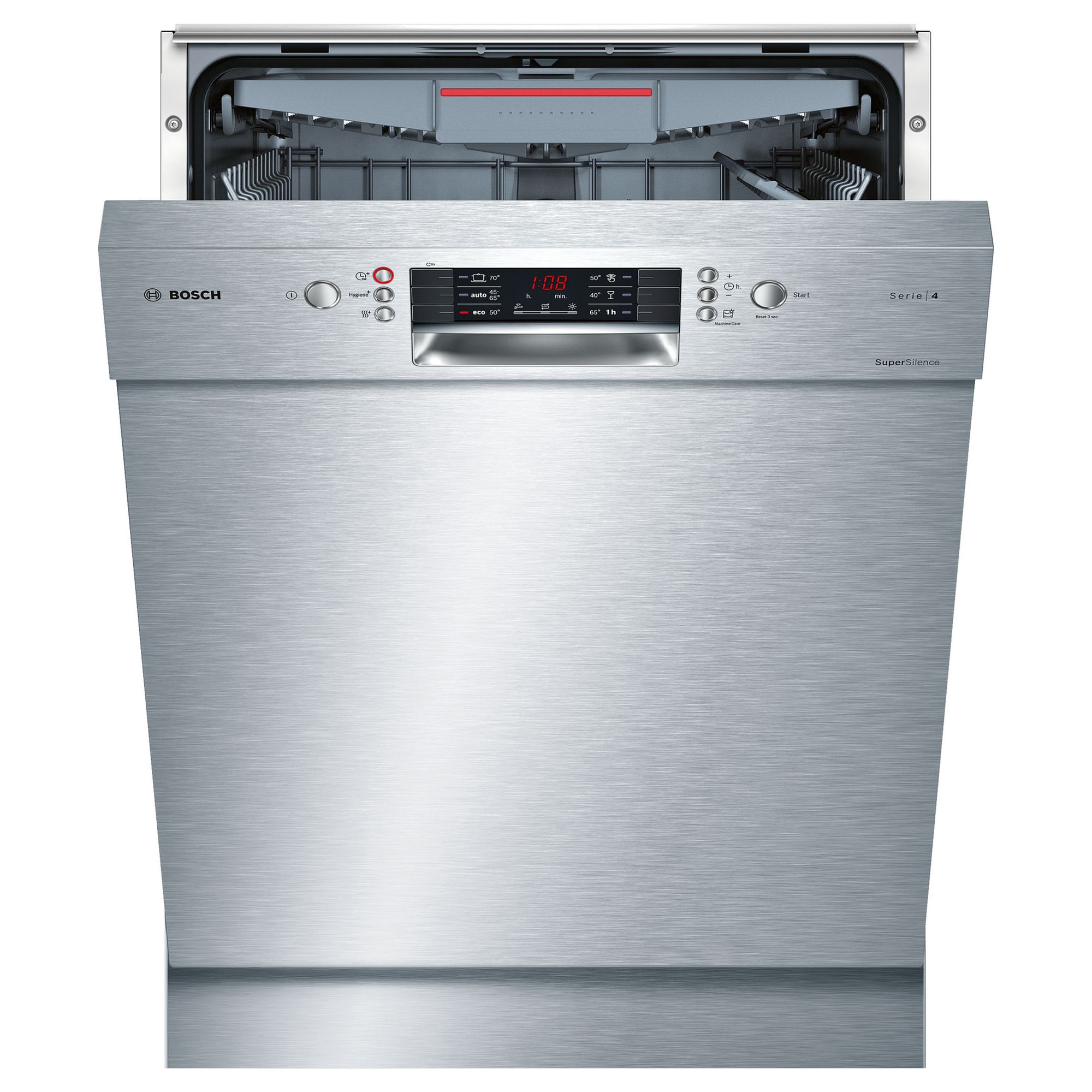 Bosch Series 4 opvaskemaskine SMU46KS07S (stål) | Elgiganten