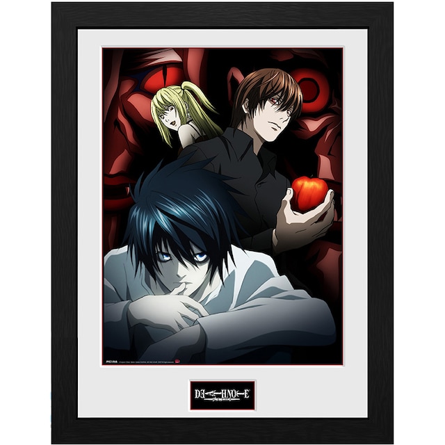 GB eye Death Note indrammet print