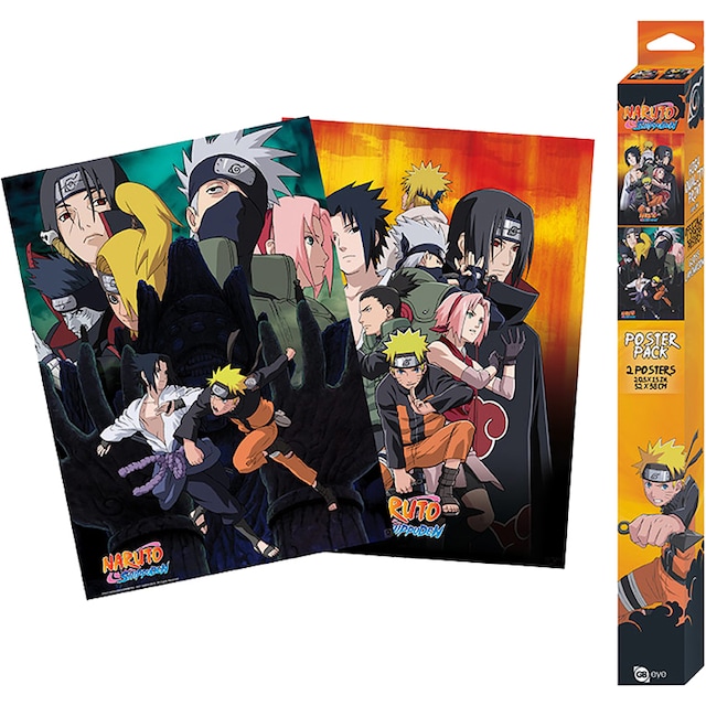 GB eye Naruto Shippuden Ninjas plakaktsæt med to plakater