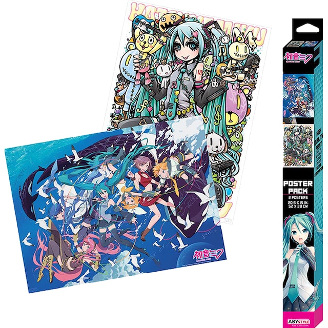 GB eye Hatsune Miku plakaktsæt med to plakater