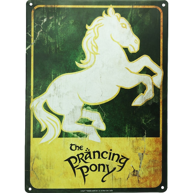 ABYstyle Lord of the Rings The Prancing Pony metalplade