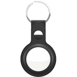 Keybudz lædernøglering til Apple AirTag (sort)