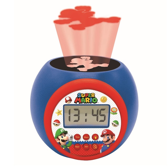 Super Mario projektor vækkeur med timer