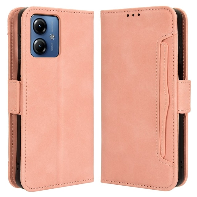 SKALO Motorola Moto G14 6-RUM Pungetaske - Pink