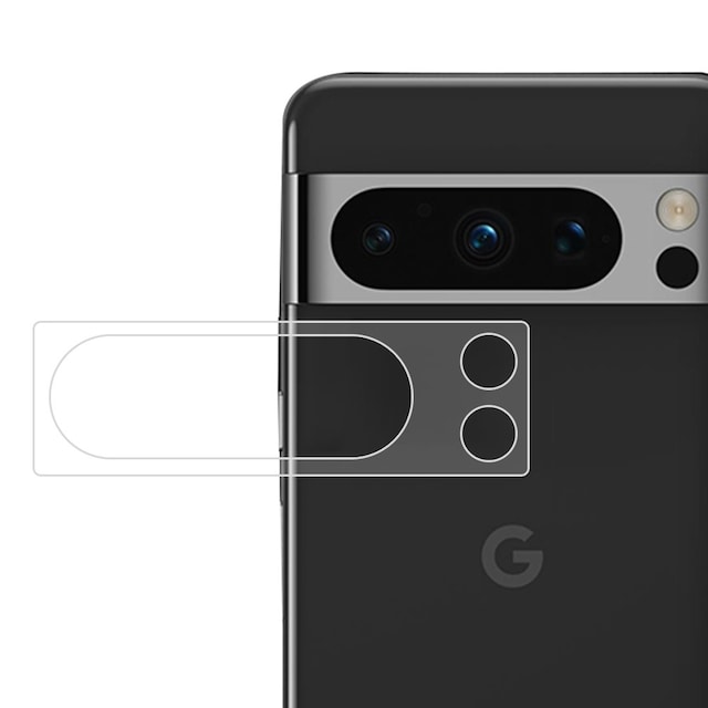 Til Google Pixel 8 Pro kamera linsebeskytter hærdet glas linsefilm