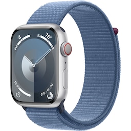 Apple Watch S9 45mm GPS+CEL (Silver Alu/Winter Blue Sports-loop)