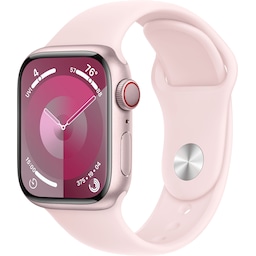 Apple Watch S9 41mm GPS+CEL (Pink Alu/Light Pink Sportsbånd) S/M