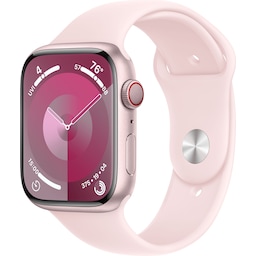 Apple Watch S9 45mm GPS+CEL (Pink Alu/Light Pink Sportsbånd) S/M