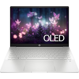 HP Pavilion Plus i5-13/16/512/OLED 14" bærbar computer (Natural Silver)