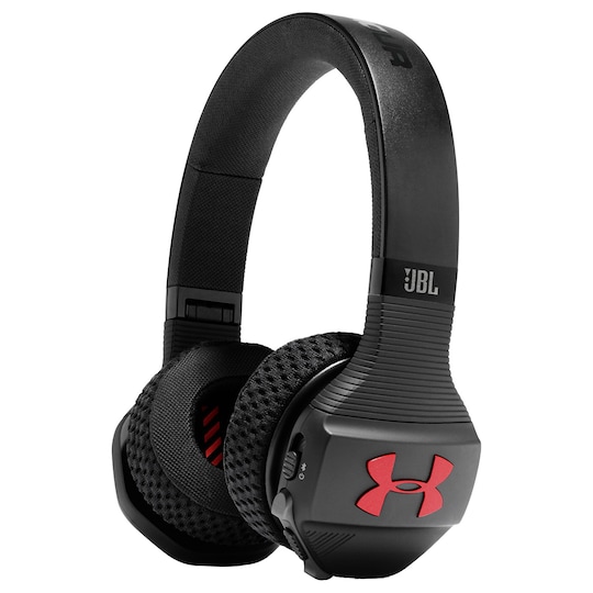 JBL UA Sport Wireless Train trådløse on-ear hovedtelefoner (sort/rød) |  Elgiganten