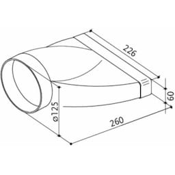 Franke tilkobling til ventilationsslange 112.0157.296