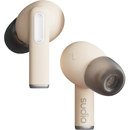Sudio A1 Pro true wireless in-ear høretelefoner (sandfarvet)