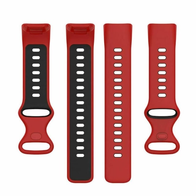 Twin Sport Armband Fitbit Charge 6 - Rød/sort