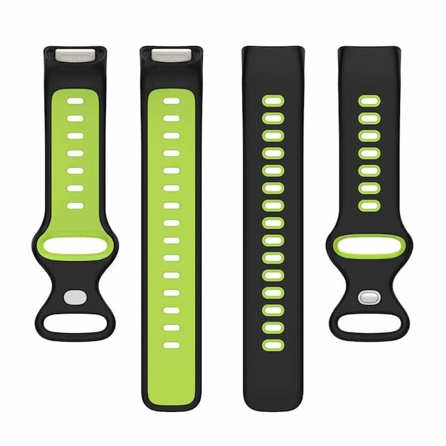 Twin Sport Armband Fitbit Charge 6 - Sort/lime