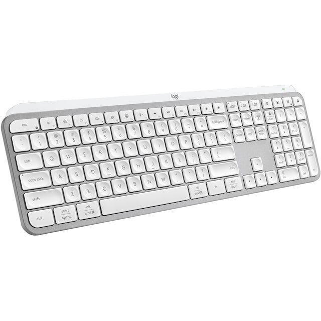 Logitech MX Keys S trådløst tastatur (lysegrå)