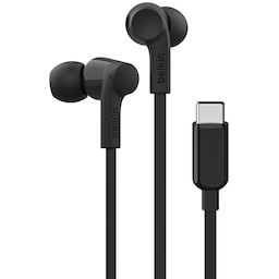 Belkin Soundform USB-C høretelefoner med ledning (sort)
