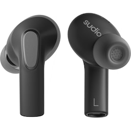 Sudio E3 true wireless in-ear høretelefoner (sort)