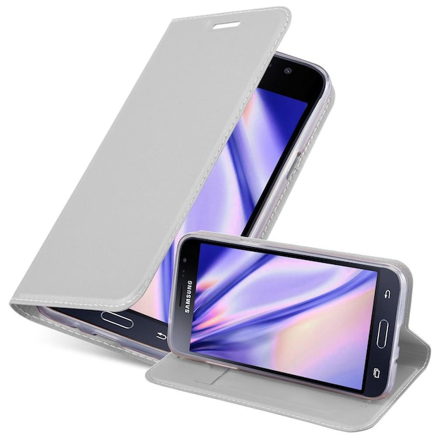 Cover Samsung Galaxy J3 2016 Etui Case (Sølv)