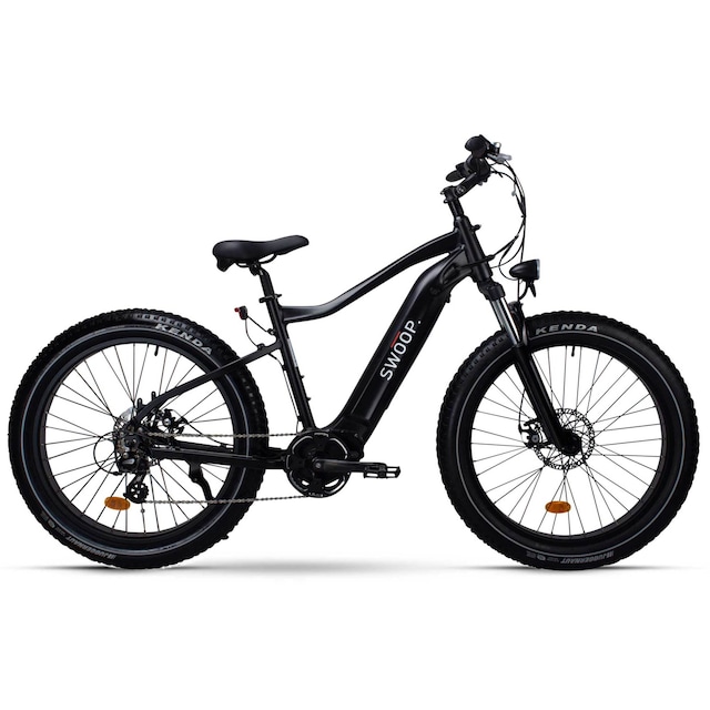 Swoop Fatbike Elcykel Attacker, 26""