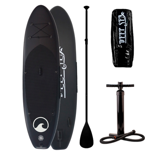 Deep Sea SUP Board Sæt Pro (300cm), sort