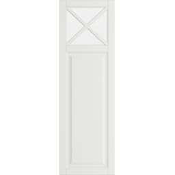 Epoq Heritage Mansion vitrinelåge, halvglas 40x125 til køkken (Classic White)
