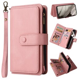 SKALO Google Pixel 8 Big Wallet 17-RUM Pungetui - Pink