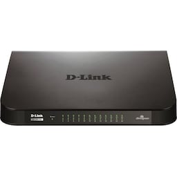 D-Link 24-port Gigabit Easy Desktop Switch, 24-port 10/100/1000Mbps, s