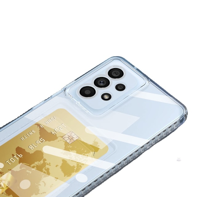 INF Gennemsigtigt beskyttende telefoncover med kortholder til Samsung Samsung Galaxy S21