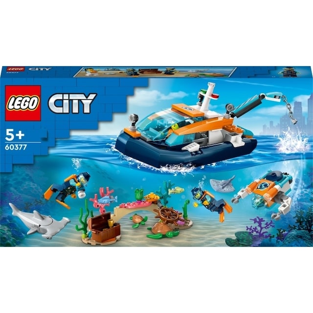 LEGO City Exploration 60377 - Explorer Diving Boat