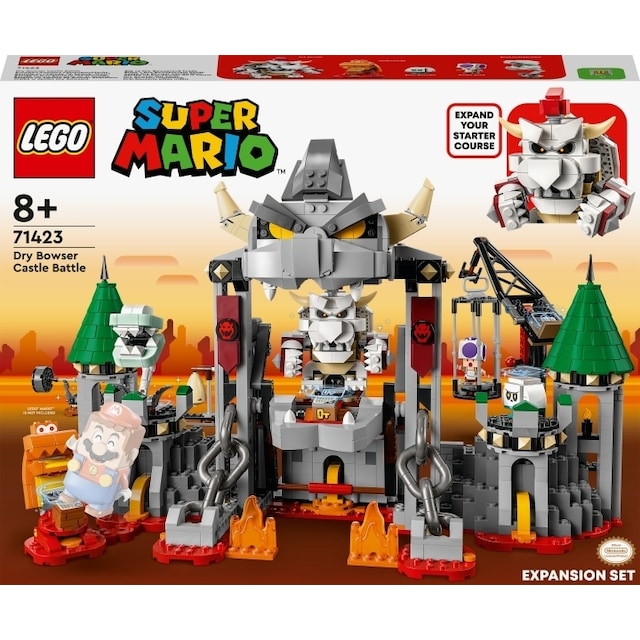 LEGO Super Mario 71423 - Dry Bowser Castle Battle Expansion Set