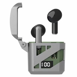 Cool Mecha Style In-Ear Bluetooth Headset Trådløse Hovedtelefoner - Grøn