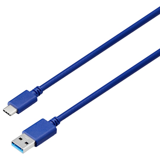 Goji USB A-C kabel 2 m (blå) | Elgiganten