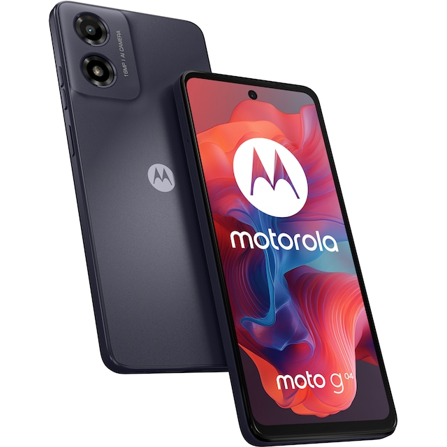 Motorola G04 smartphone 4/64GB (sort)