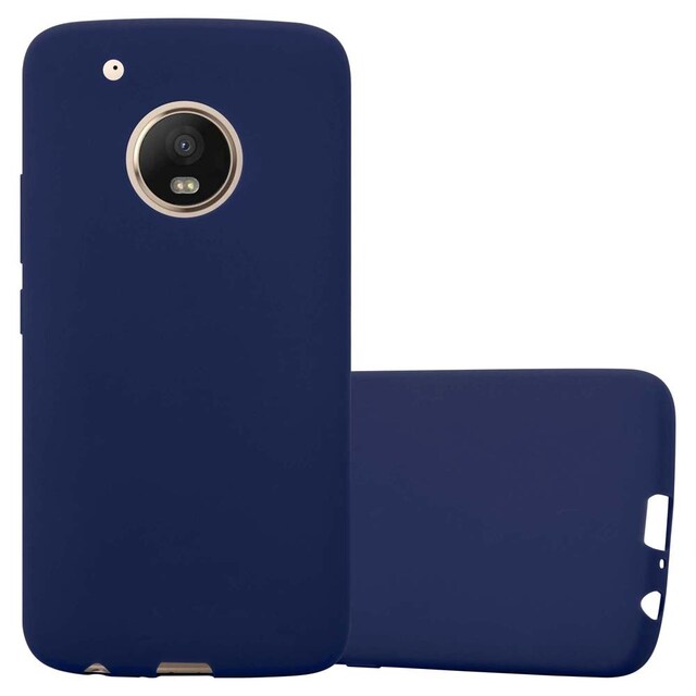 Motorola MOTO G5 PLUS Cover Etui Case (Blå)