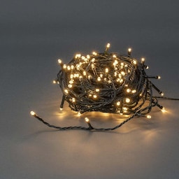Nedis Julebelysning | Snor | 180 LED s | Varm Hvid | 13.50 m | Lyseffekter: 7 | Indendørs eller udendørs | Strømforsyning