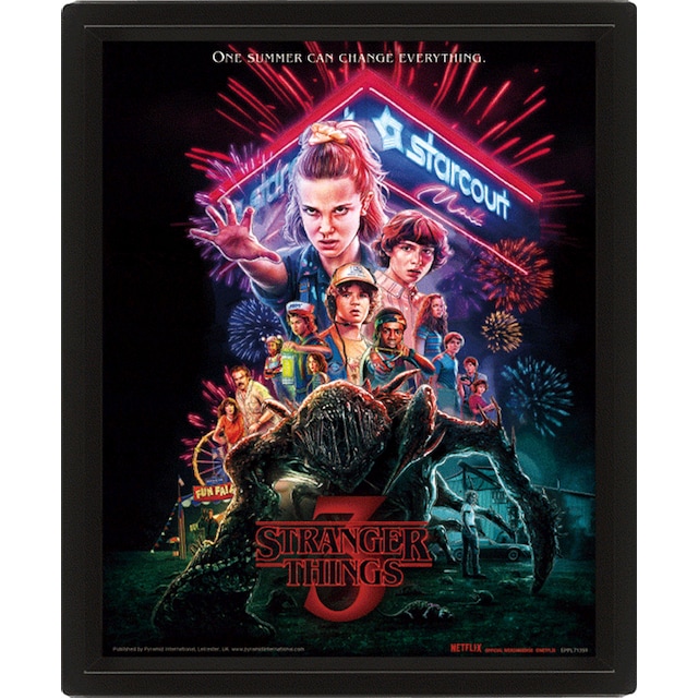 Stranger Things (Summer of 85) 3D lenticulær plakat