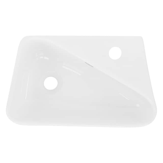ML-Design Keramisk håndvask Hvid 45x27x13 cm Kantet
