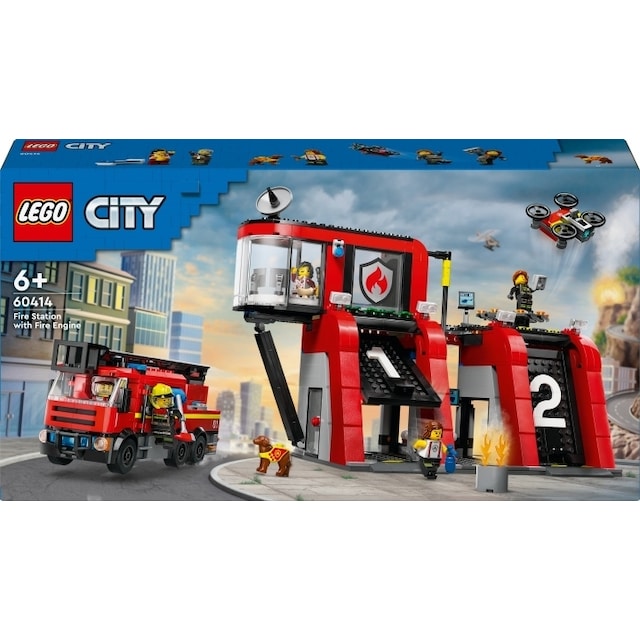 LEGO City Fire 60414  - Fire Station with Fire Truck