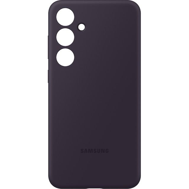 Samsung Galaxy S24 Plus Silikoneetui (mørk lilla)